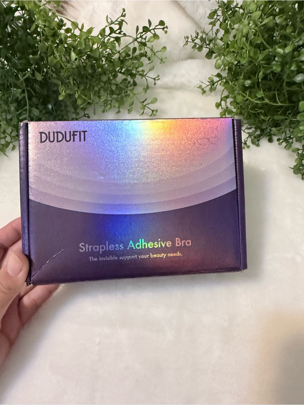 Strapless Adhesive Bra in Purple — Invisible Support